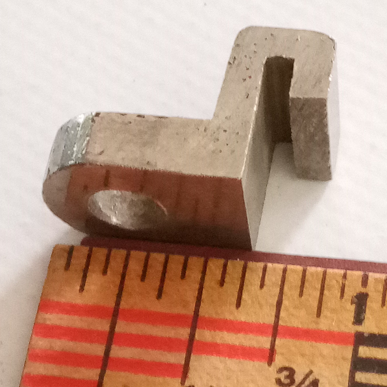 Early American Solid Brass Tension T-Rod Clip Nickel Rim Snare Drum Vintage NOB — main photograph