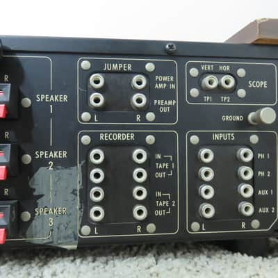 Vintage 1970s McIntosh Mac 4100 AM-FM Stereo Receiver 75-100W Wood Panel image 10