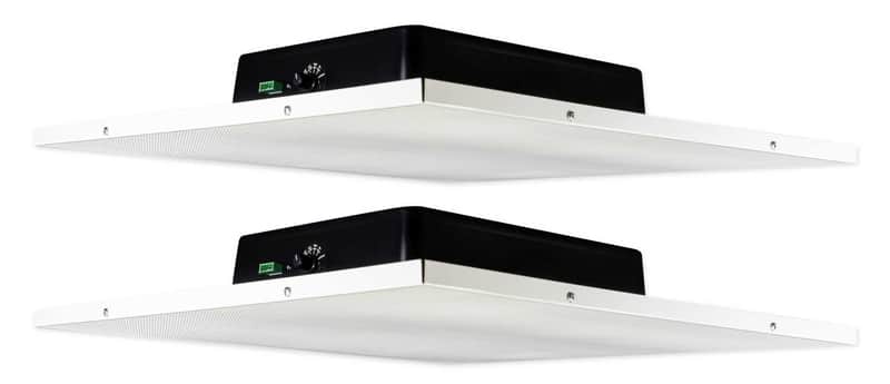 (2) Rockville DCS8T 70V Commercial Drop Ceiling Tile Speakers 4 Office/Restaurant image 1