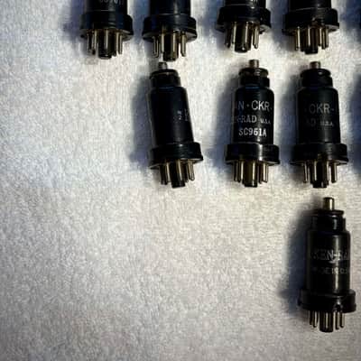 Ken-Rad 12C8 Vacuum Tube set of (15) Circa-1960s-Metal image 2