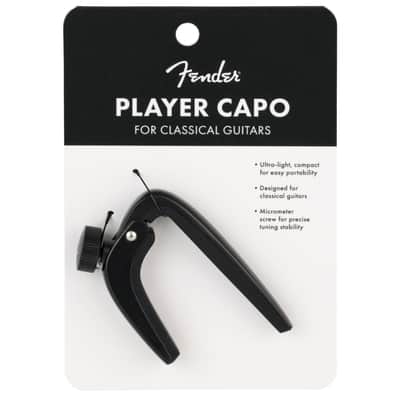Fender Player Guitar Capo for Classical Guitars Black image 2
