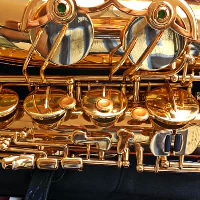 TaiShan Winds Model 7000 Professional Tenor Saxophone Gold-Lacquered Brass image 12