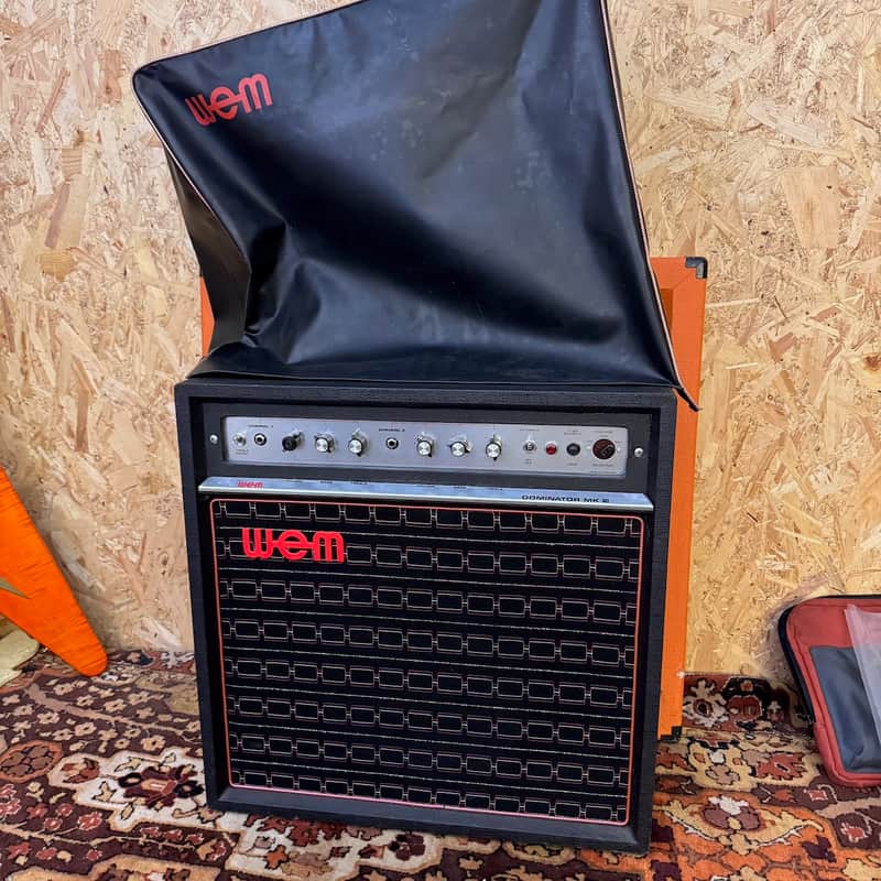Vintage 1970s WEM Watkins Dominator MKIII MK3 Valve Guitar Amplifier 1x12 Combo image 1