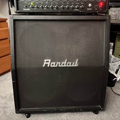Randall RD100H Diavlo 3-Channel 100-Watt Tube Guitar Amp Head 2010s - Black + Randall 4x12 Speaker Cabinet image 2