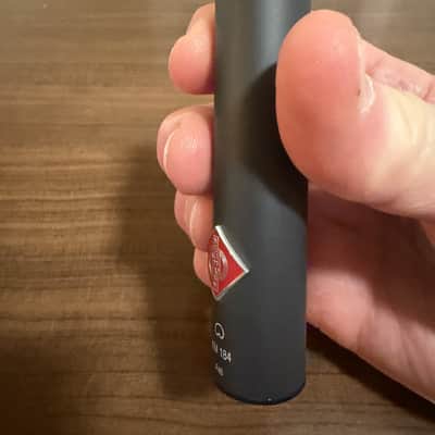Matte Black Neumann KM 184 Small Diaphragm Cardioid Condenser Microphone 1993 - Present - Matte Black image 6