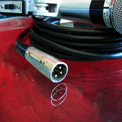 Vintage 1970's Shure 565S Switchable Cardioid Dynamic Microphone Low Z w accessories 565 565SD 566 image 17