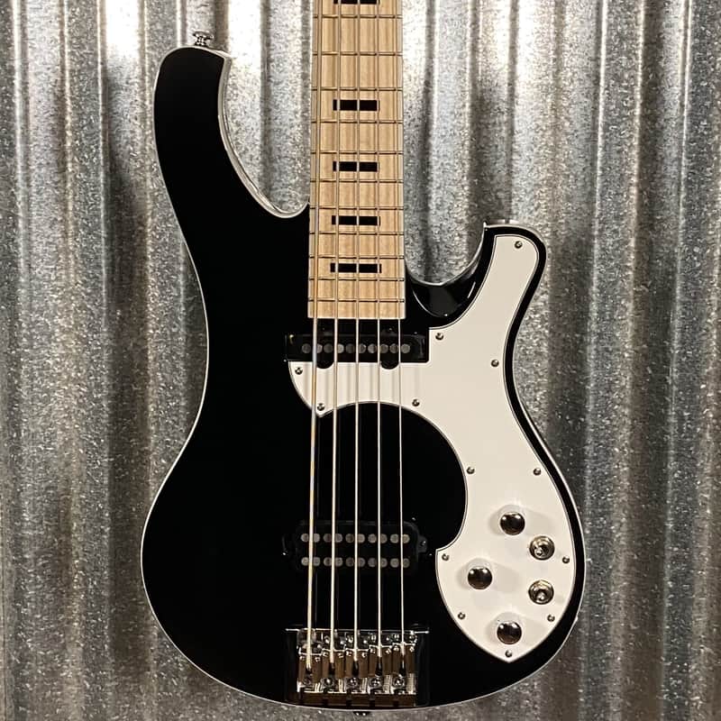 Schecter Stargazer 5 String Bass Black #0584 Demo | Reverb