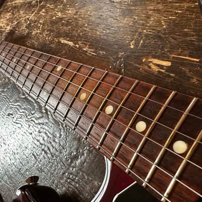 Fender Japan Rare ST65-TX Stratocaster 1965 Reissue Gunmetal Red w/ Matching Headstock, USA Pickups & Hardcase 2007 MIJ image 12