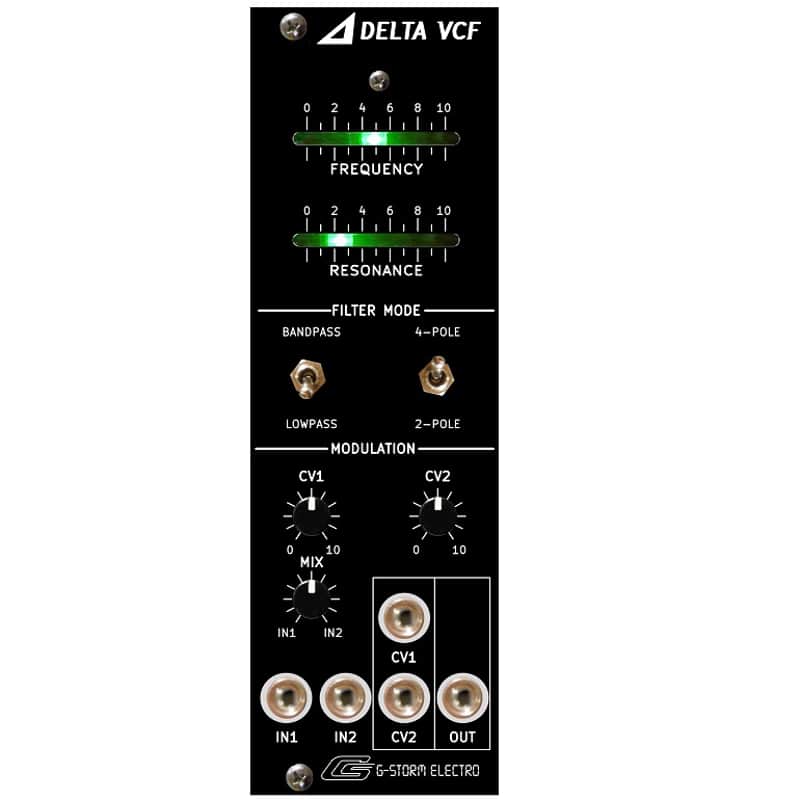 G-Storm Electro Delta VCF Black Korg Delta/Poly-61 Filter image 1