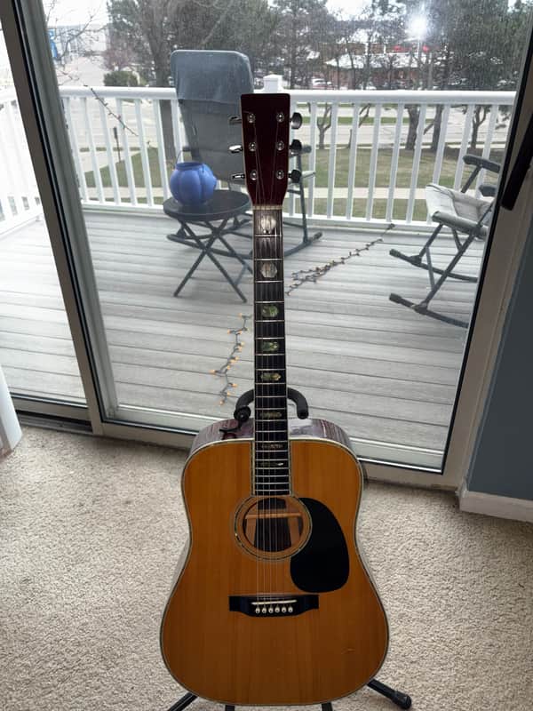 1981 D-35/D-41 Style Guitar-Natural image 1