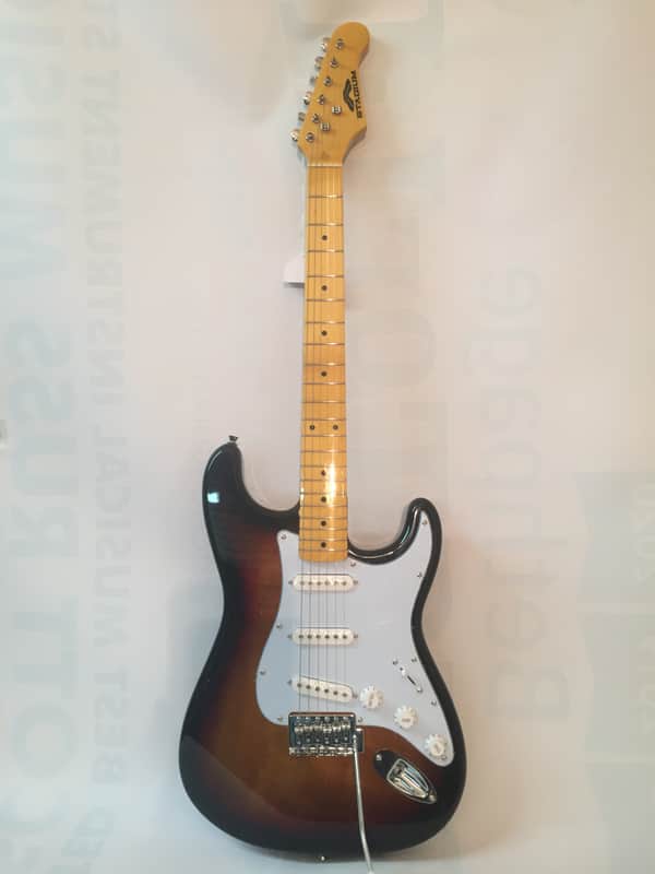 Stadium Stratocaster Electric Guitar-NEW-Sunburst-Quality Hardware-Shop Setup! image 1