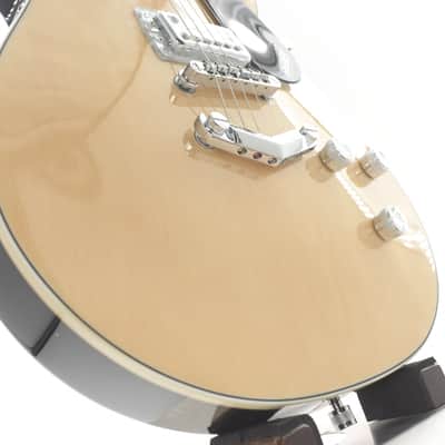 Gretsch G5222 Electromatic Double Jet BT with V-Stoptail 2024 Aged Natural 3708gr image 4