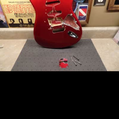 Fender Stratocaster 1988 -MIJ Japan-Floyd Rose ready- Candy Apple Red Metallic image 19