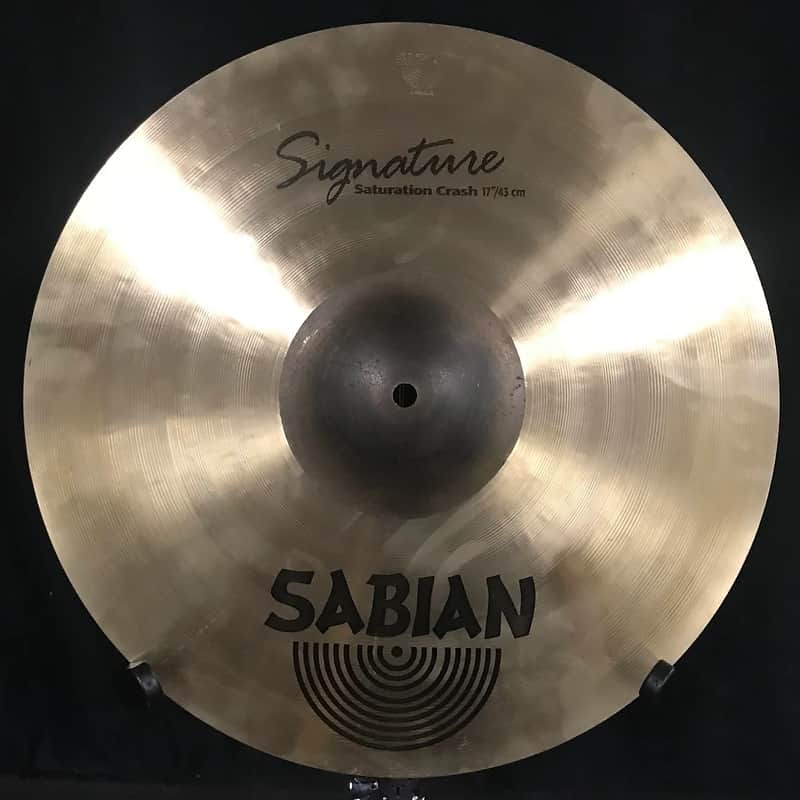 Sabian 17" Signature Virgil Donati Saturation Crash Cymbal image 1