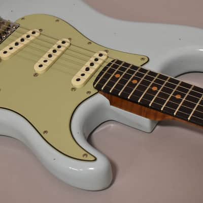 2024 Fender Custom Shop GT11 Stratocaster Journeyman Relic Sonic Blue w/OHSC image 8