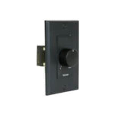 Lowell 100LVC-DB Attenuator, 100W, 70V/25V, Single Gang, Decorator Black image 2