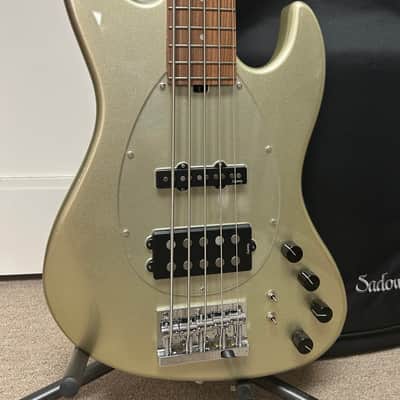 Sadowsky MetroExpress 21 Fret Vintage M/J Bass 5 String Morado Fretboard - Champagne Metallic image 2