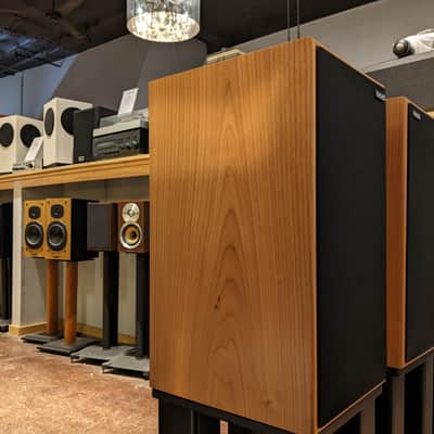 Harbeth Compact C7ES-3 XD Loudspeakers w/ Boxes & Manuals - Cherry Finish - Beautiful Condition image 3