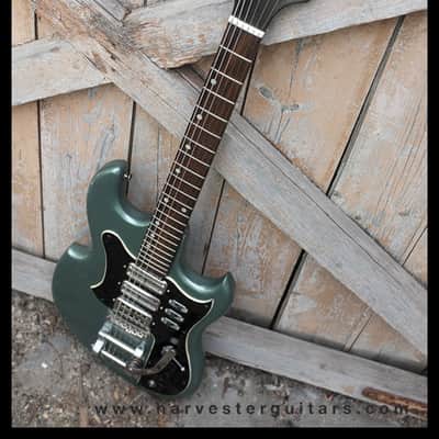 Harvester Maton Sharkbyte Fyrbyrd 2017 Aged Pelham Blue image 7