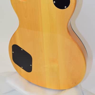 HardLuck Kings Bossman HLK Series LP Style Electric Guitar, FMT, Natural image 10