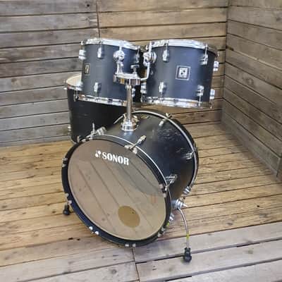 Sonor Force 2001 Drum Kit Satin Black USED! RKSON090223 image 2