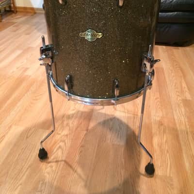 16" X 16" Pearl Masters Custom MCX Floor Tom in Bronze Glass #406 Wrap Finish image 1