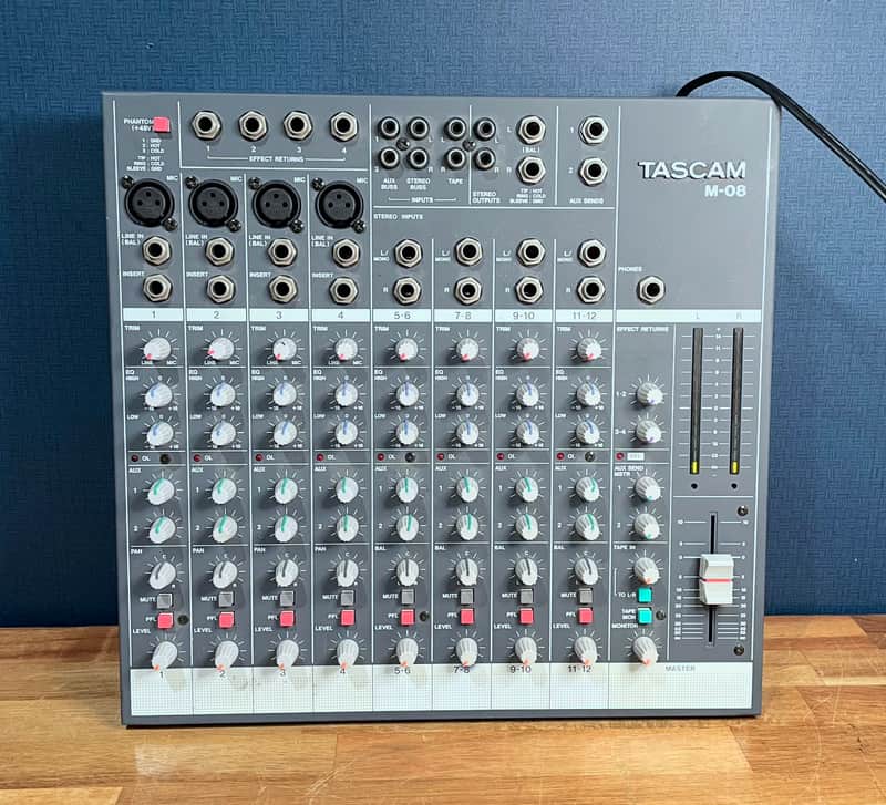 TASCAM M-08 8 Channel Analog Mixer image 1