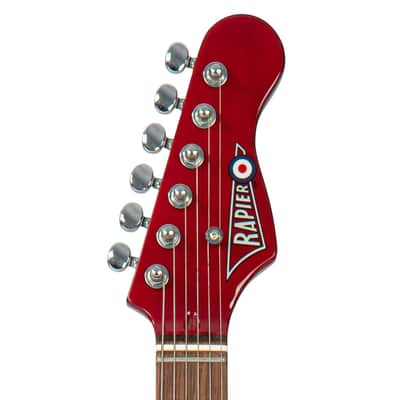 Rapier Deluxe Electric Guitar ~ Thru Red image 8