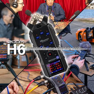 Zoom H6essential 6-Track 32-Bit Float Portable Audio Recorder + SanDisk 32GB Ultra UHS-I microSDHC Memory Card with SD Adapter + Memory Card Wallet + 5pc Cleaning Kit image 12