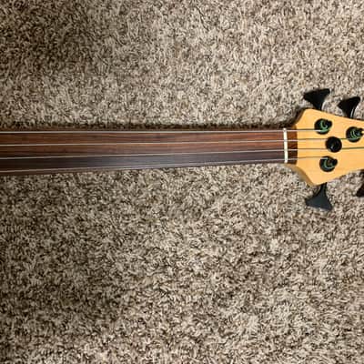 Tom Clement Custom Fretless, Dual Reverse Precision Bass image 5