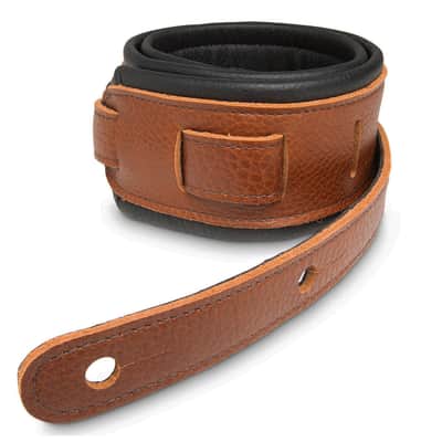 Taylor Guitars Aerial 500 Series Leather Guitar Strap - British Tan image 3