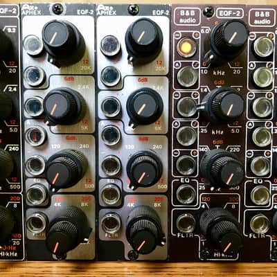 11 B&B/Aphex EQF-2 500 Series Parametric EQ-Jensen Transform. Brent Averill Rack image 3