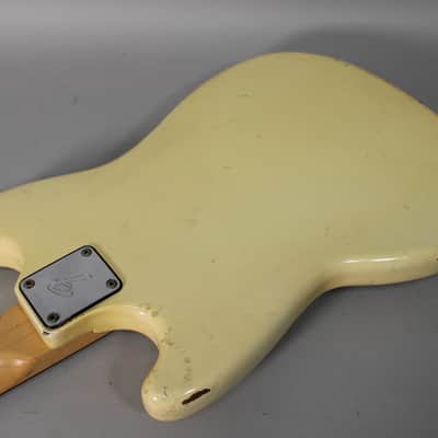 1974 Fender Musicmaster Shortscale Bass Olympic White w/OHSC image 13