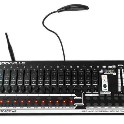 2) American DJ Focus Flex Wireless DMX Moving Head Lights+Case+Stands+Controller image 6