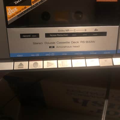 Technics RS-B33W-SM 1980s Silver image 1