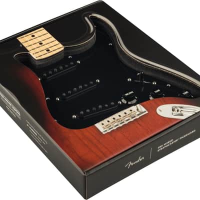 FENDER Pre-Wired Pure Vintage '59 Loaded Strat w/RWRP Middle, Black, 11-Hole image 3