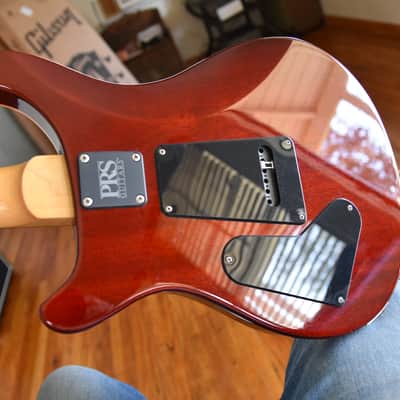 PRS CE-24, 2022, Active high output electronics, Fire red, Nice! image 2