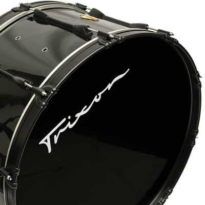 Trixon Field Series Marching Bass Drum 24×14 - Black image 2