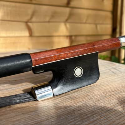 Double Bass French Bow - H Cirillo - Pernambuco- Just Had Full Recommission image 21