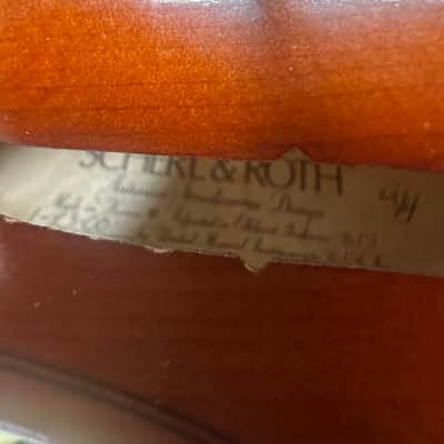 Scherl and Roth Full Size Student Violin 2000 - Varnish image 12