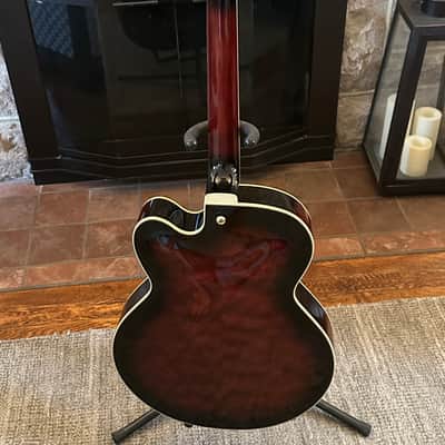 Ibanez AF95FB-DBS Artcore Expressionist-Dark Brown Sunburst image 4