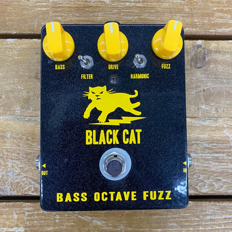 Black Cat Bass Octave Fuzz 2012 - Black Sparkle image 1