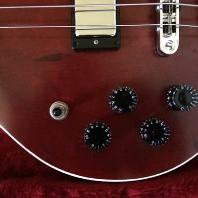 Stiehler Left-Handed Les Paul Bass (Custom 109), Tweed Case Included image 9