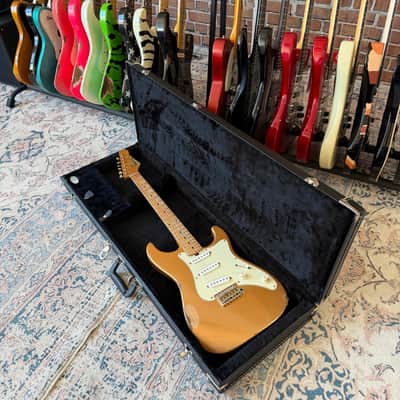 Friedman Vintage S Aged Guitar - Gold Metallic (Medium Aging) image 11