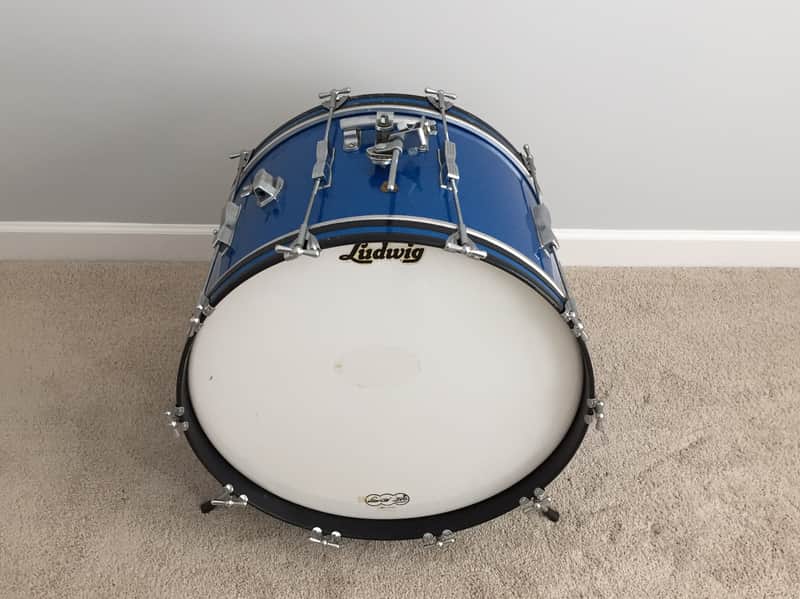 Ludwig No. 3246 Club Date 14x22" Bass Drum with Keystone Badge 1960s image 1