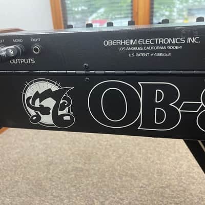 Oberheim OB-8 61-Key 8-Voice Synthesizer 1983 - Blue with Wood Sides image 9