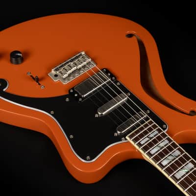 2021 D'Angelico Deluxe Bedford SH LE Tremolo - Rust | Korea Semi-Hollow Limited Edition 34 from 50 Seymour Duncan HSS Pickups | OHSC image 7