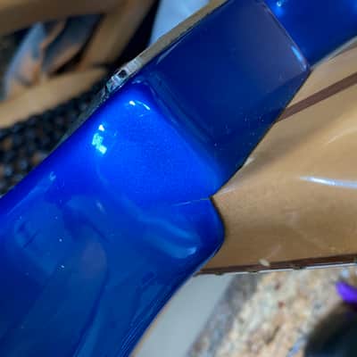Fender American Series Stratocaster 2004 - Chrome Blue image 10