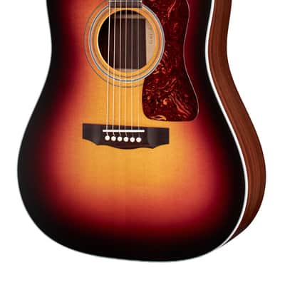 Guild D-50 Standard, Dreadnought Acoustic Guitar - Antique Burst - Made in the USA image 2