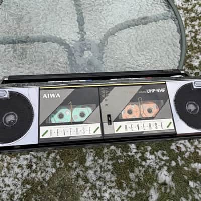Aiwa CS-W99 ✅Warranty Rare Vintage Cassette Deck Boombox Retro Japan image 7
